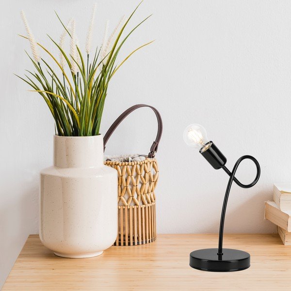 Crna stolna lampa - LAMKUR-image-1
