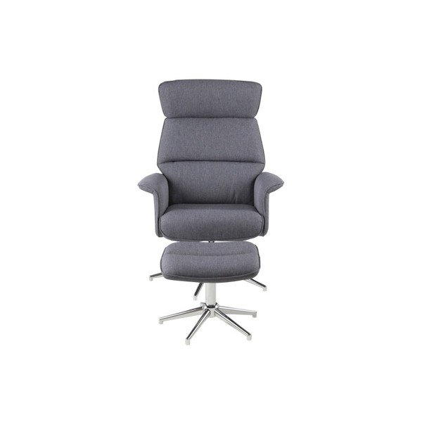 Tamno siva podesiva fotelja s podnožnikom Actona Alura-image-2