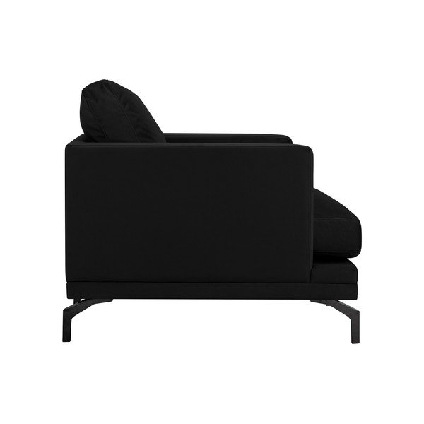 Crna fotelja s bazom u crnoj Windsor &amp; Co Sofas Jupiter-image-2