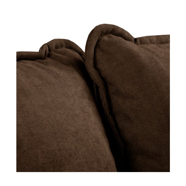 Tamno smeđa kutna garnitura (desni kut) Beata - Ropez-image-1