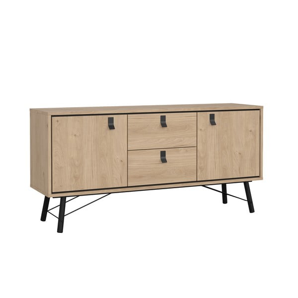 Komoda u dekoru hrasta u prirodnoj boji 150x72x40 cm Ry – Tvilum-image-3