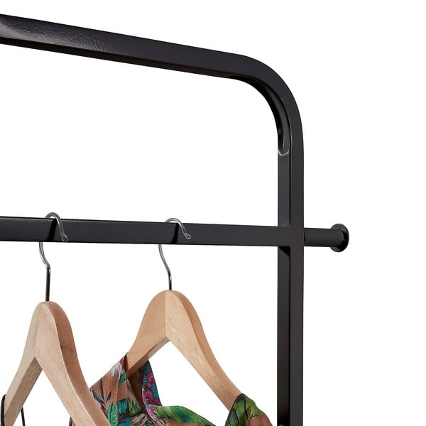 Crni metalni stalak za odjeću Kave Home Bently-image-3