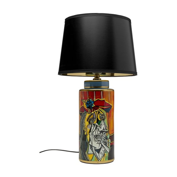 Stolna lampa s tekstilnim sjenilom (visina 63 cm) Graffiti – Kare Design