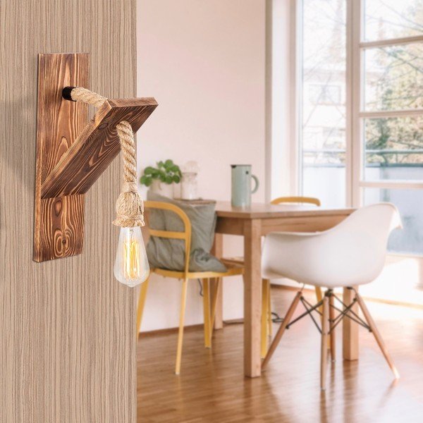 Zidna lampa u prirodnoj boji Erebos – Opviq lights-image-1