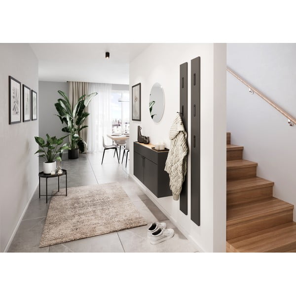 Antracitno sivi ormarić 110x57x22 cm Ameca – Germania-image-1