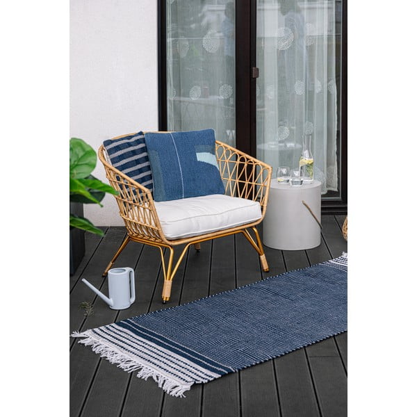 Tamnoplavi dvostrani vanjski tepih od reciklirane plastike Green Decore Civil, 120 x 180 cm-image-4