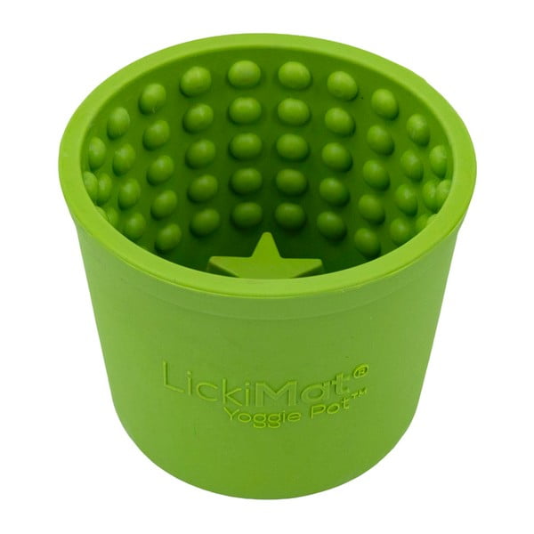 Posuda za lizanje Yoggie Pot Green – LickiMat