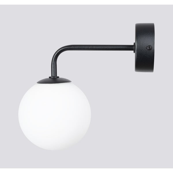 Crno-bijela zidna lampa Beam – Sollux-image-3