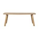 Blagovaonski stol od punog hrasta 100x180 cm Tablo – WOOOD