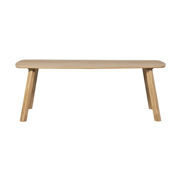 Blagovaonski stol od punog hrasta 100x180 cm Tablo – WOOOD