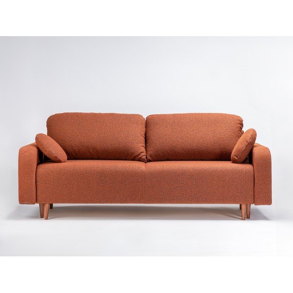 Ciglasta sklopiva sofa od bouclé tkanine 230 cm Trango – CustomForm-image-2