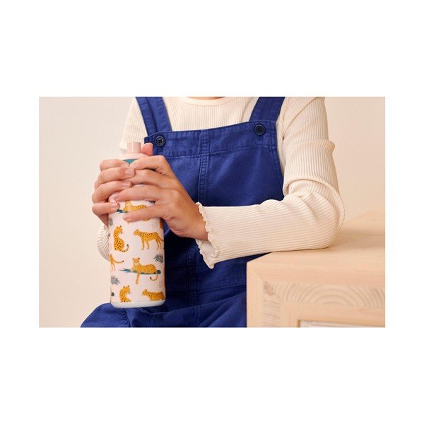Svijetlo ružičasta plastična dječja boca 400 ml Fairy Garden – Mepal-image-4