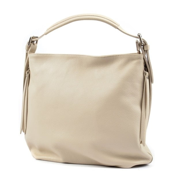 Bež kožna torba Robert M Priscilla-image-4