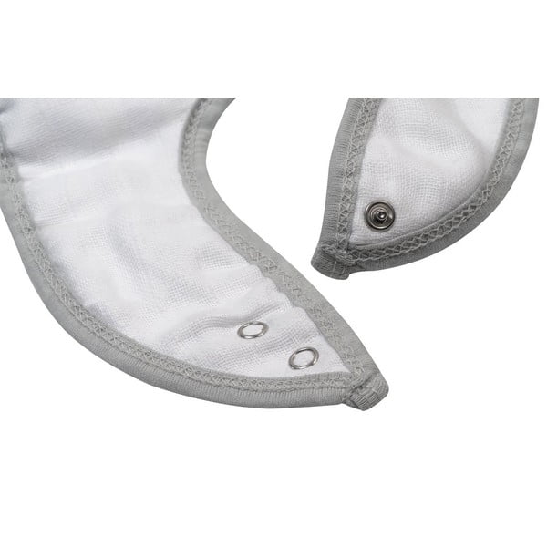 Sivi podbradnik od muslina Kindsgut Dots-image-3