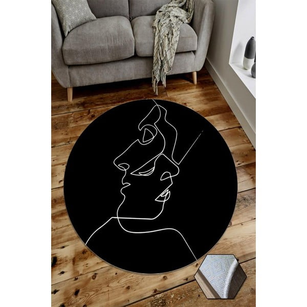 Tepih Rizzoli Faces, ⌀ 100 cm-image-1