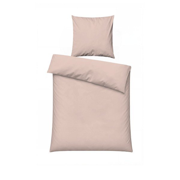 Prljavo roza posteljina za krevet za jednu osobu 200x140 cm Plain  – Mijolnir