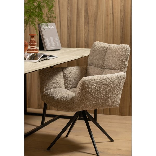 Bež podstavljena blagovaonska stolica Vinny – WOOOD-image-1