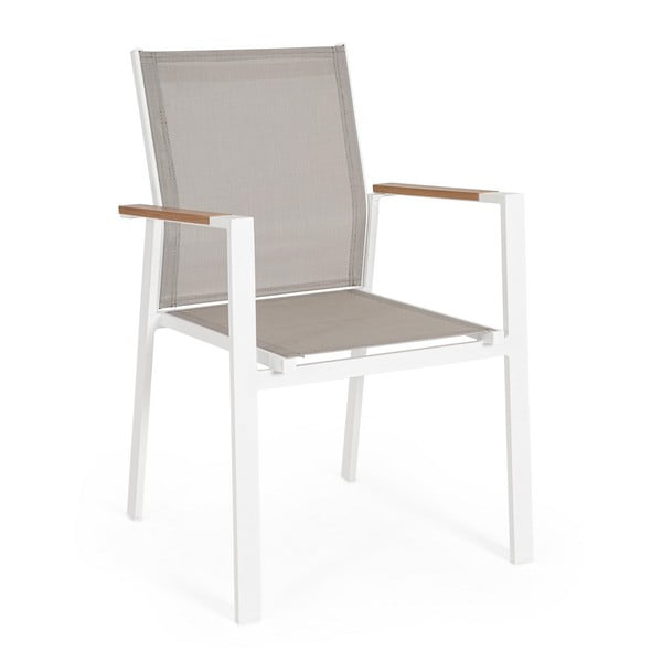 Bijela metalna vrtna stolica Heta   – Bizzotto