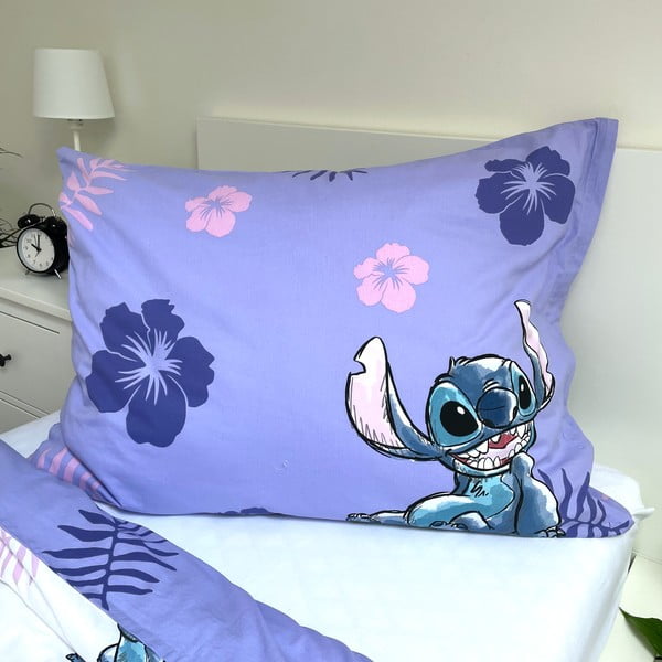 Pamučna dječja posteljina za krevet za jednu osobu 140x200 cm Lilo and Stitch – Jerry Fabrics-image-3