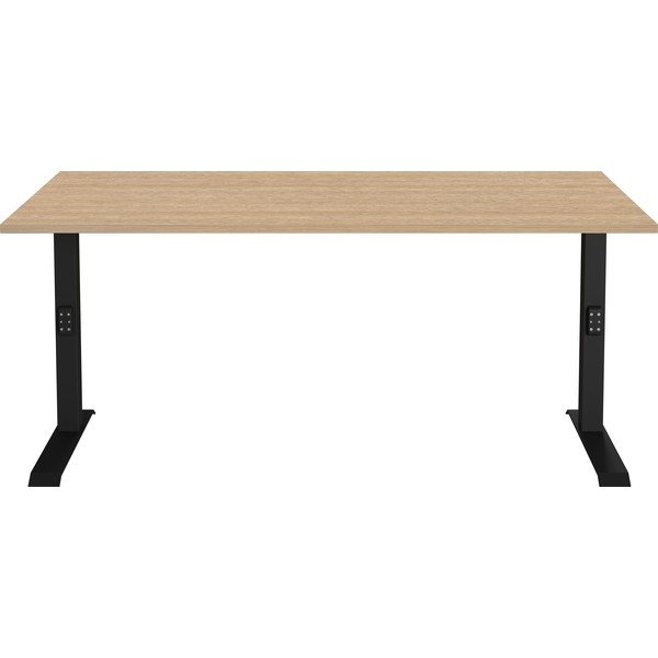 Radni stol podesive visine s pločom stola u dekoru hrasta 80x160 cm Lissabon – Germania-image-2