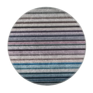 Plavo-sivi perivi okrugli tepih ø 120 cm – Vitaus
