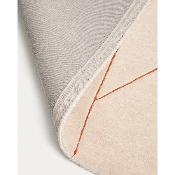 Krem ručno rađen tepih 160x230 cm Delide – Kave Home-image-3