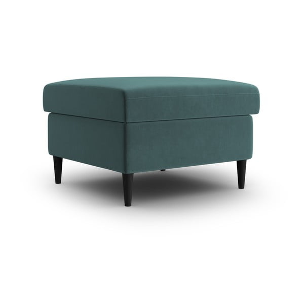 Petrolej zeleni baršunast tabure Kyoto – Cosmopolitan Design-image-1