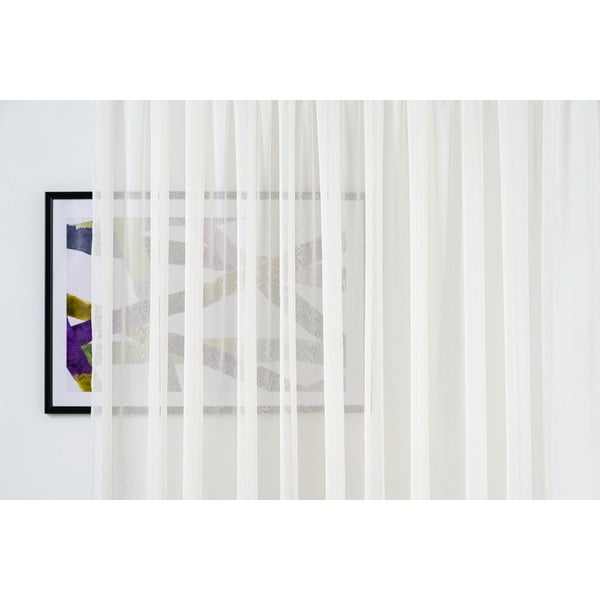 Krem prozirna zavjesa 140x245 cm Vicenza – Mendola Fabrics-image-3