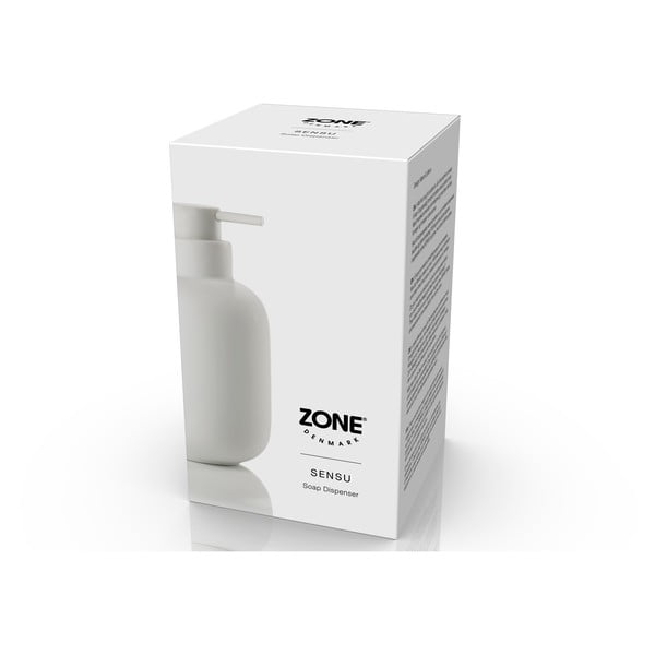 Bijeli dozator sapuna od kamenine 300 ml Sensu – Zone-image-1
