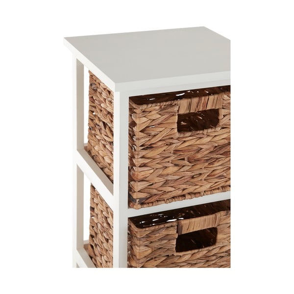 Bijela/u prirodnoj boji kupaonska polica od masivne paulovnije 32x100 cm Padstow – Premier Housewares-image-1