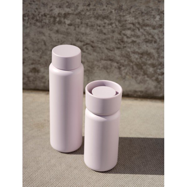 Svijetlo ružičasta termo šalica od nehrđajućeg čelika 650 ml Singles – Zone-image-1