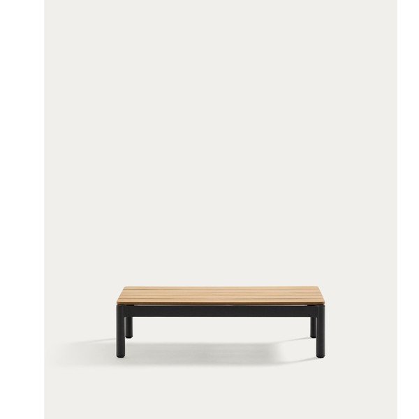 Vrtni stolić za kavu od masivne tikovine 57x91 cm Sorells – Kave Home-image-2