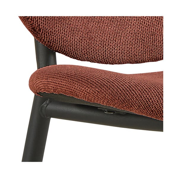 Blagovaonska stolica boja terakote Cliff – Actona-image-4