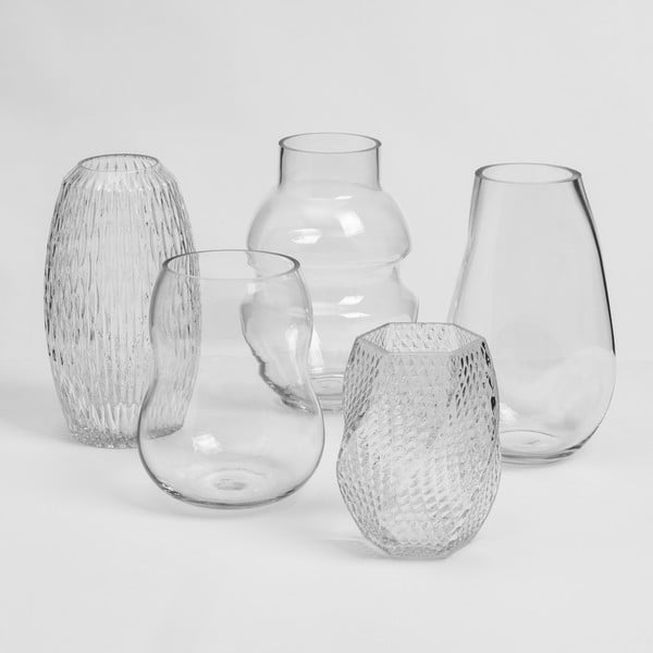 Staklena vaza (visina 25 cm) Clara – Casa Selección-image-2