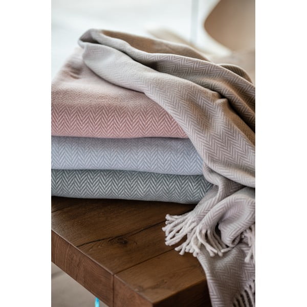 Pamučni pokrivač u boji meda Euromant Skyline, 140 x 160 cm-image-4