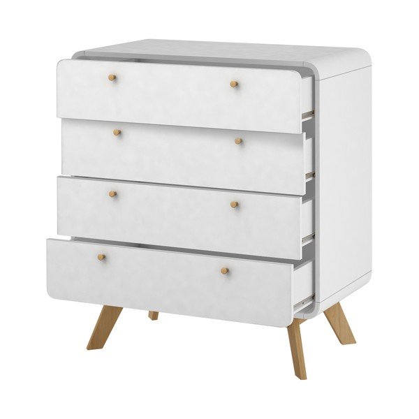 Bijela visoka komoda 80x88 cm Caitlin – Støraa-image-3