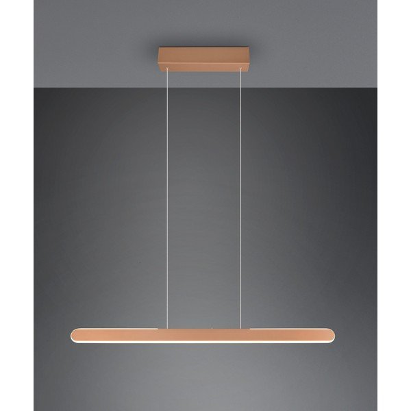 Smeđa LED viseća svjetiljka Helios – Trio-image-1