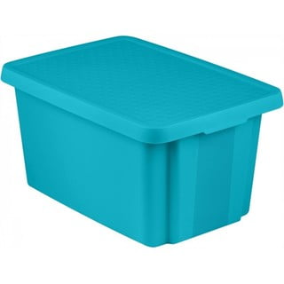 Plava kutija za pohranu s poklopcem Curver Essentials, 26 l