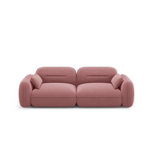 Ružičasta baršunasti sofa 230 cm Audrey – Interieurs 86