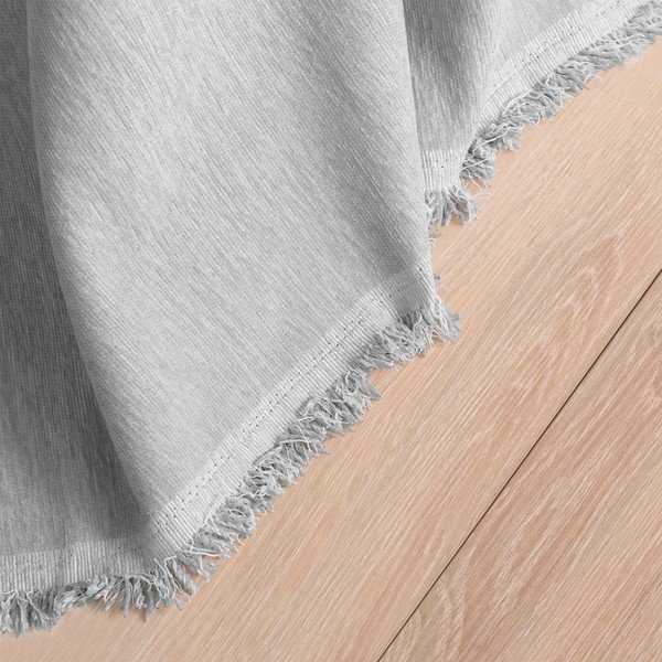Svijetlo sivi prekrivač od šenila 220x240 cm Talo – Filumi-image-3