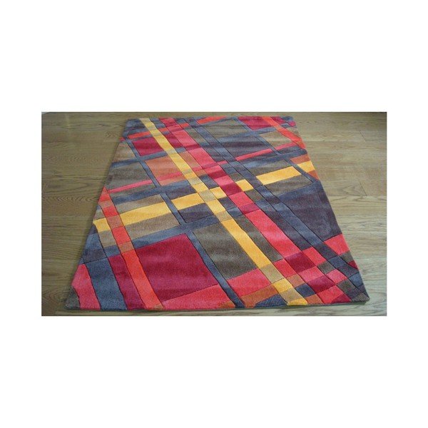 Tepih Plaid Orange, 120x170 cm-image-2