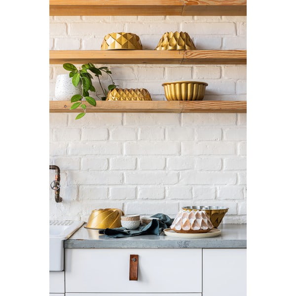 Kalup za pečenje od lijevanog aluminija zlatne boje Bonami Selection Majestic-image-2