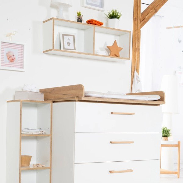 Bijela dječja polica 90x29 cm Finn – Roba-image-3