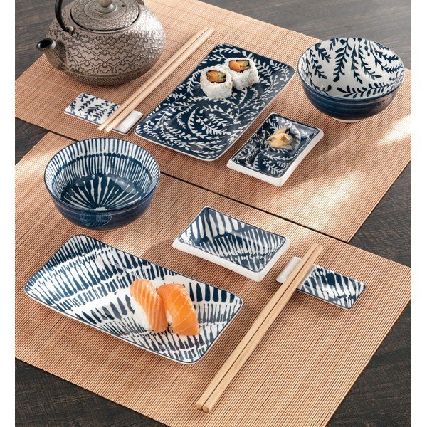 Porculanski set za sushi 12 kom – Brandani-image-1