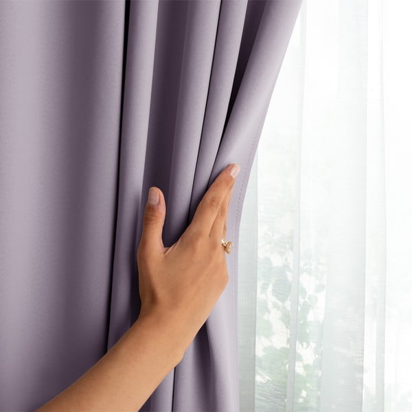 Prljavo roza zavjesa za djelomično zamračenje 140x245 cm Kierra – Restilo-image-2