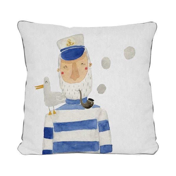 Plavo-bijeli jastuk The Wild Hug Sailor, 45 x 45 cm