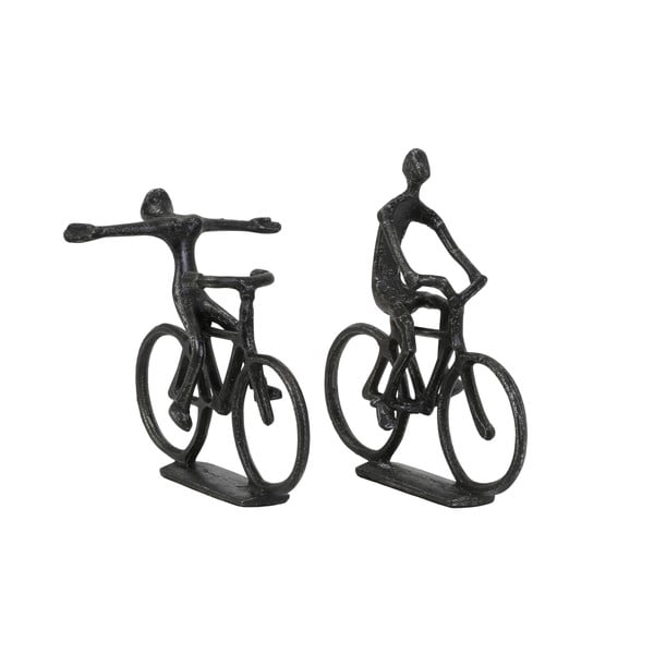 Metalni kipići u setu 2 kom 22 cm Cyclists – Light & Living