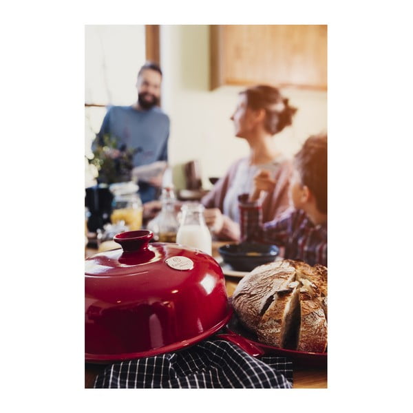 Crvena keramička okrugla posuda za kruh Emile Henry, ⌀ 28,5 cm-image-2