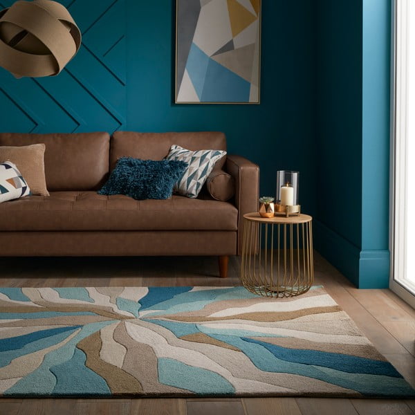 Tirkizni tepih 170x120 cm Zest Infinite - Flair Rugs-image-1
