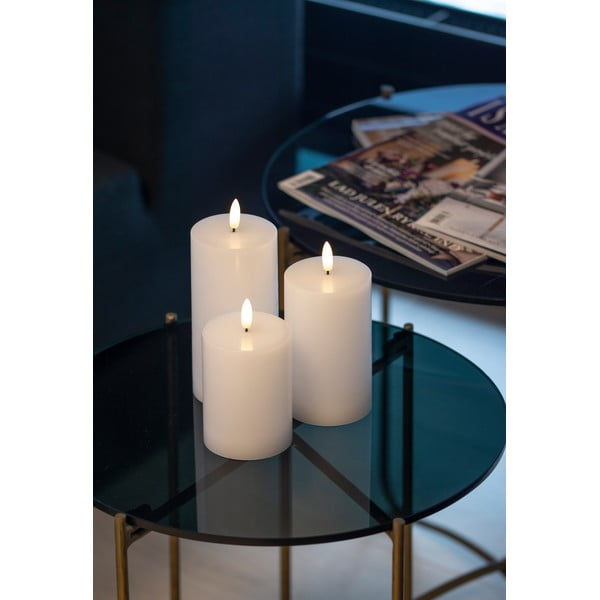 LED svijeće u setu 3 kom (visina 15 cm) Sille Rechargeable – Sirius-image-1